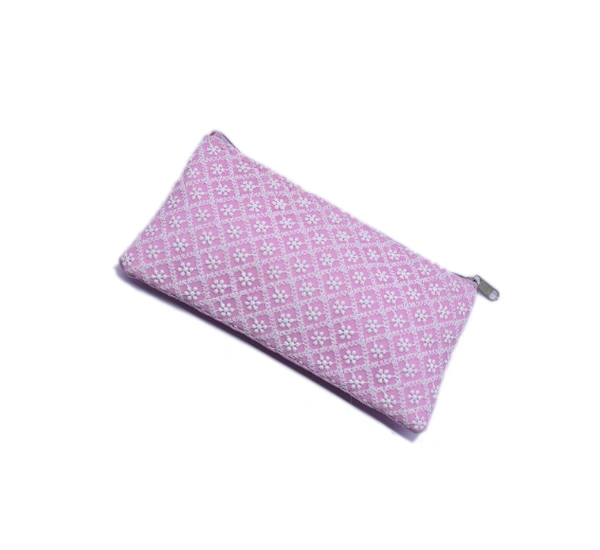 Luckhnow Design Purse-0086 - Medium(25-13cm), Pink