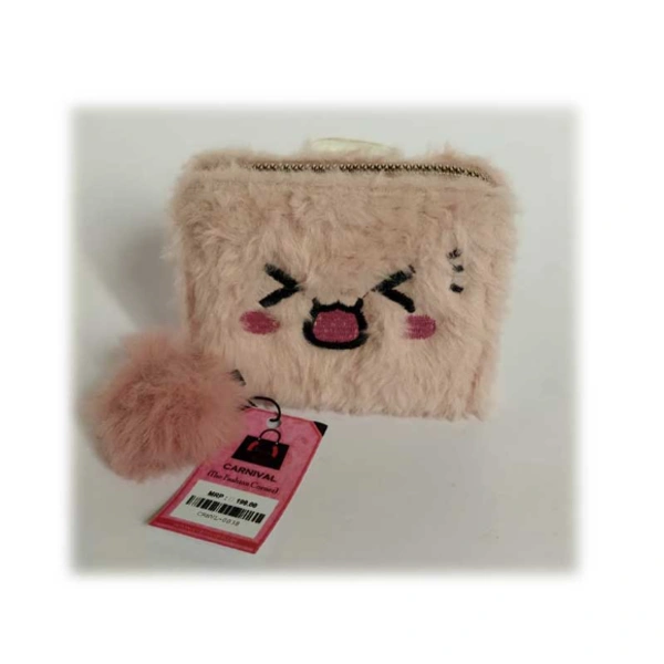 Cute Soft Mini Purse-0038 - Small(11-09cm|), Pink