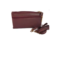 Sling Purse Pu Leather - Medium(22-10cm), Violet
