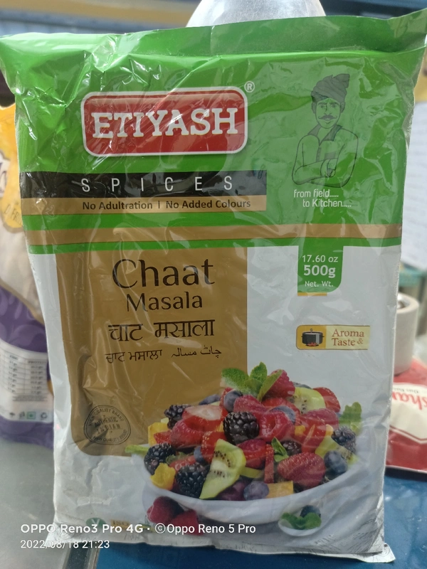 Etiyash Chat Masala - 500GM