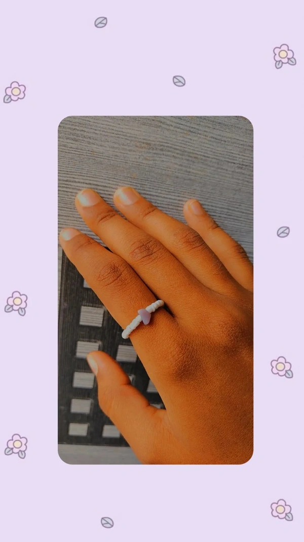 Lilac Stone Ring - 