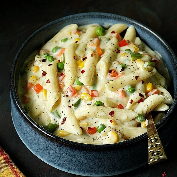 Modern Cafe White Sauce  Pasta