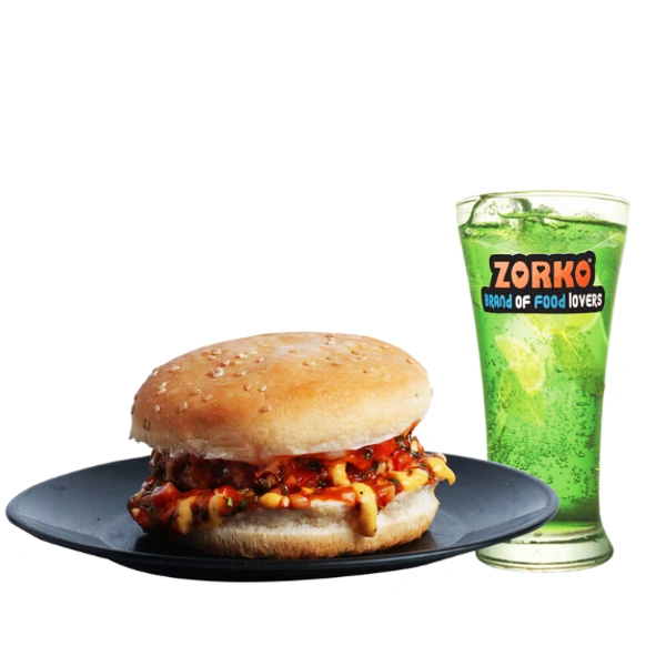 Zorko   Spicy Salsa Burger + Any Mojito
