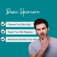 Rk professional RK Professional Daily Gentle Skin Face Wash - Niacinamide & Hyaluronic Acid | Hydrating Cleanser for Dry to Normal Skin | pH Balanced & Sulphate Free | 125ml