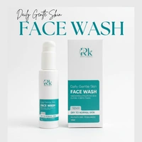 Rk professional RK Professional Daily Gentle Skin Face Wash - Niacinamide & Hyaluronic Acid | Hydrating Cleanser for Dry to Normal Skin | pH Balanced & Sulphate Free | 125ml