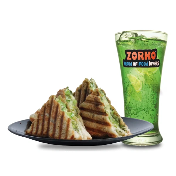 Zorko  Any grilled  sandwich & any mojito