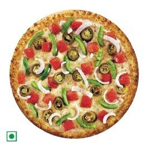 Pizza Club Maxican Green Wave - Onion , Capsicum , Fresh Tomato & Jalapeno - Small