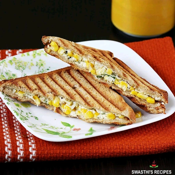 Pizza Club Cheese Corn Sandwich