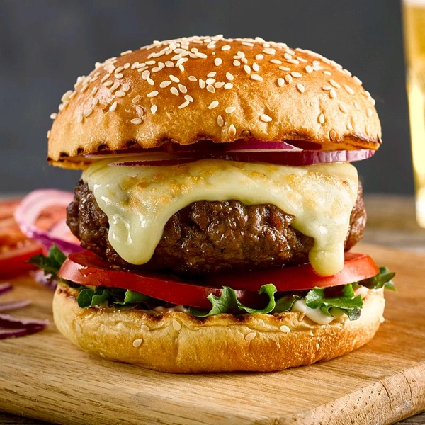 Om Bakery & Cafe Cheeze Slice Burger