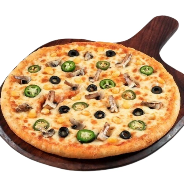 Pizza Club Classic Pizza - Gold Corn, Jalapeno & Black Olive - Small