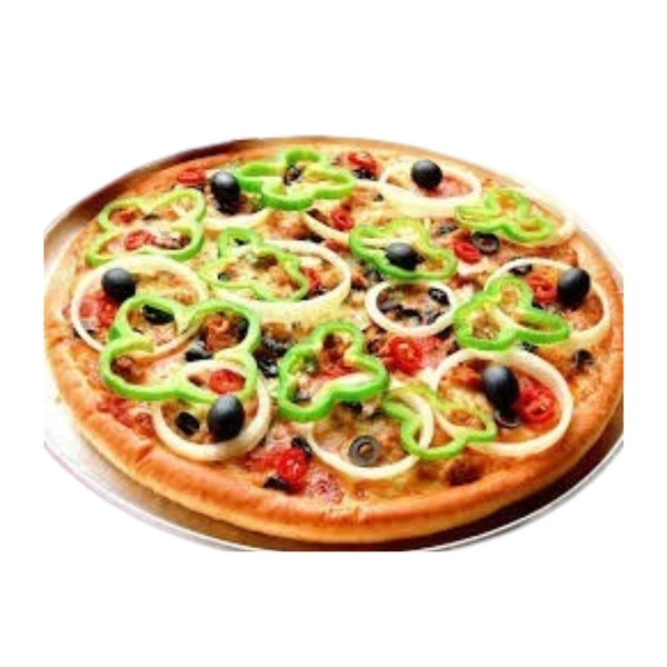 Pizza Club Veg. Stack Pizza - Onion , Mushroom , Panner , Corn , Red Parika - Medium