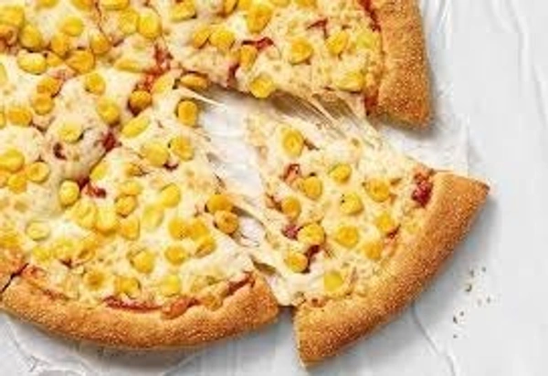Om Baker & Cafe Cheesy Corn Pizza