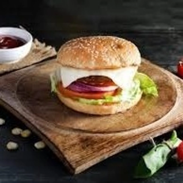 Modern Cafe Cheese Burst Aloo Tikki Burger