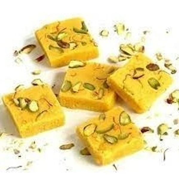 Mahaveer Sweets Bhandar Kesar Barfi - 1 Kg