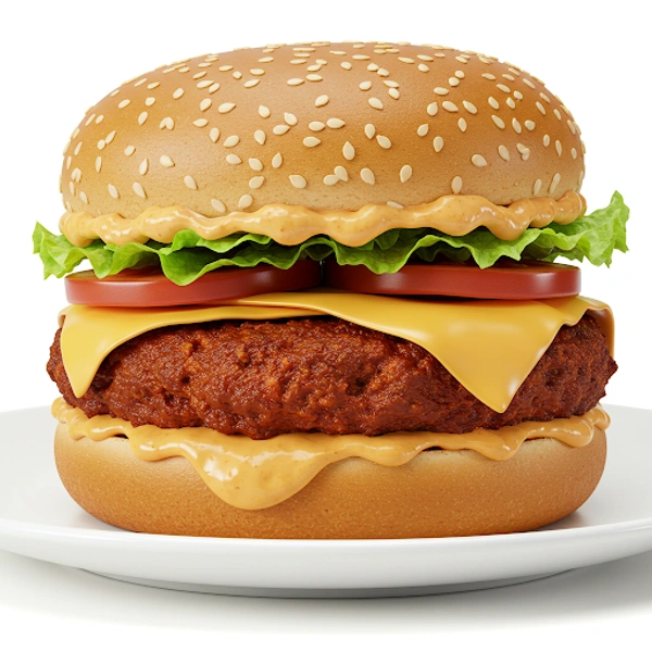 Bagwan Fast Food  Tandoori Cheese Burger 