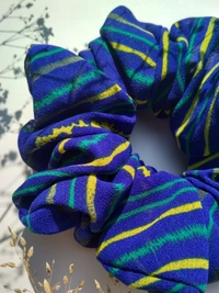 Peacock XXL Scrunchies - Dark blue, XXL