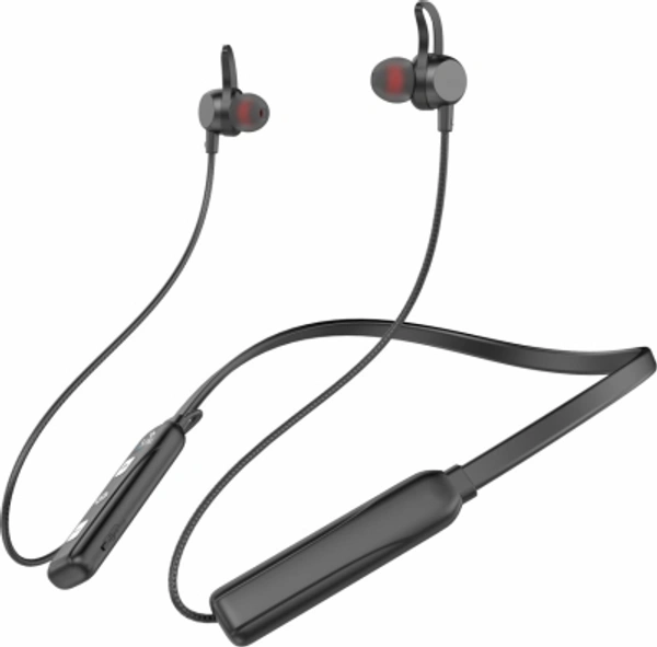 U&I Crash 30Hrs MusicTime WirelessNeckband with Call Vibration Alert Bluetooth Headset - black, use coupon code "BTFLAT80" to get ₹80 discount, within 5 to 8 days, 7 days replacement from delivery