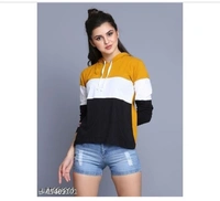 Girls Hoddie Red -White - m