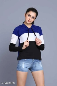 Girls Hoddie Multiple Colours - blue , xxl