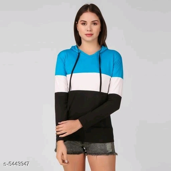 Girls Hoddie Multiple Colours - blue , xxl
