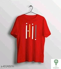 Urban Cotton T-shirt For Men - blue, free