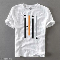 Urban Cotton T-shirt For Men - red , free