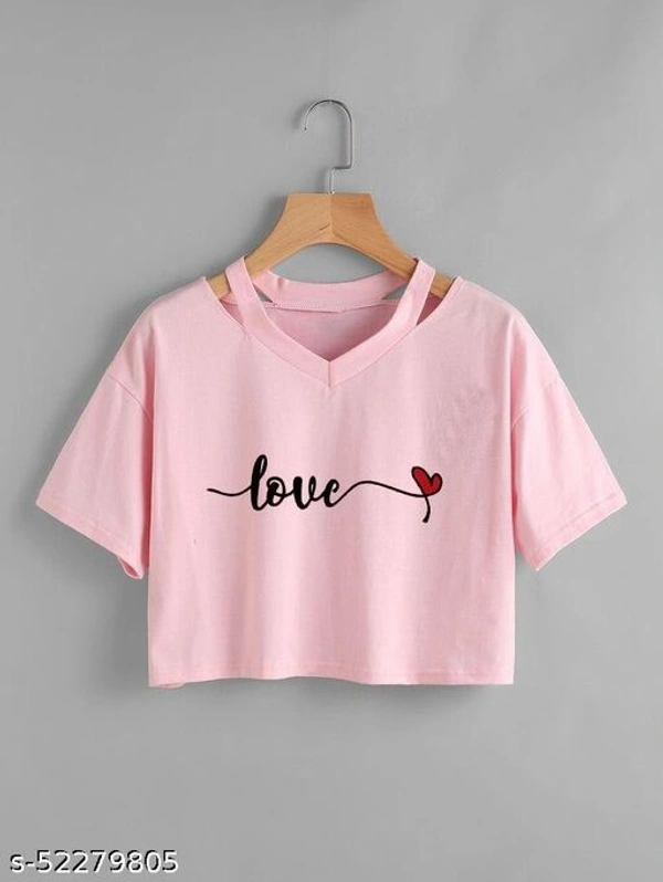 Girl Pink Top Classic LOVE - x