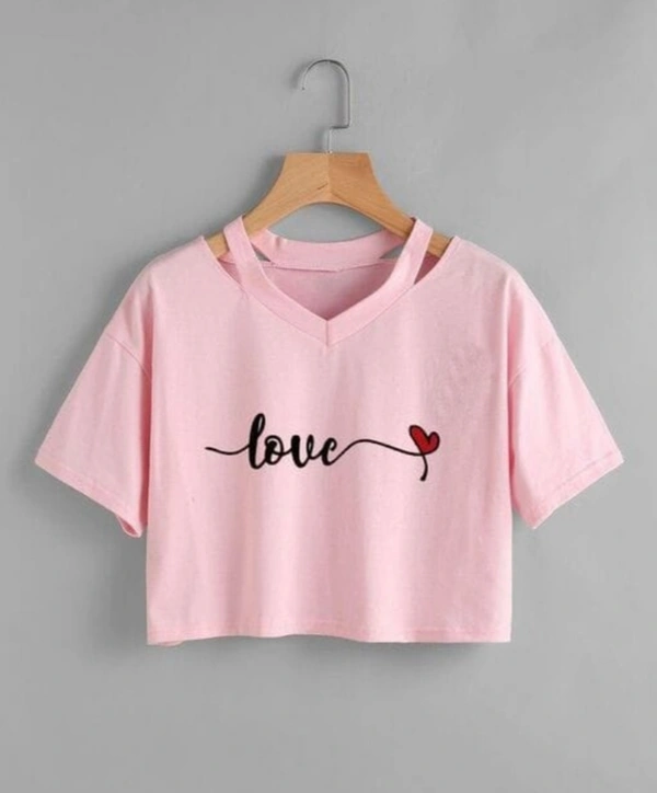T -Shirt For Girls - pink, X