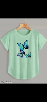 Cotton T-shirt For Woman - white, X