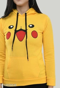 Pikazu Sweetheart Hoodie Yellow - s