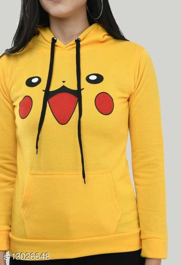 Pikazu Sweetheart Hoodie Yellow - s