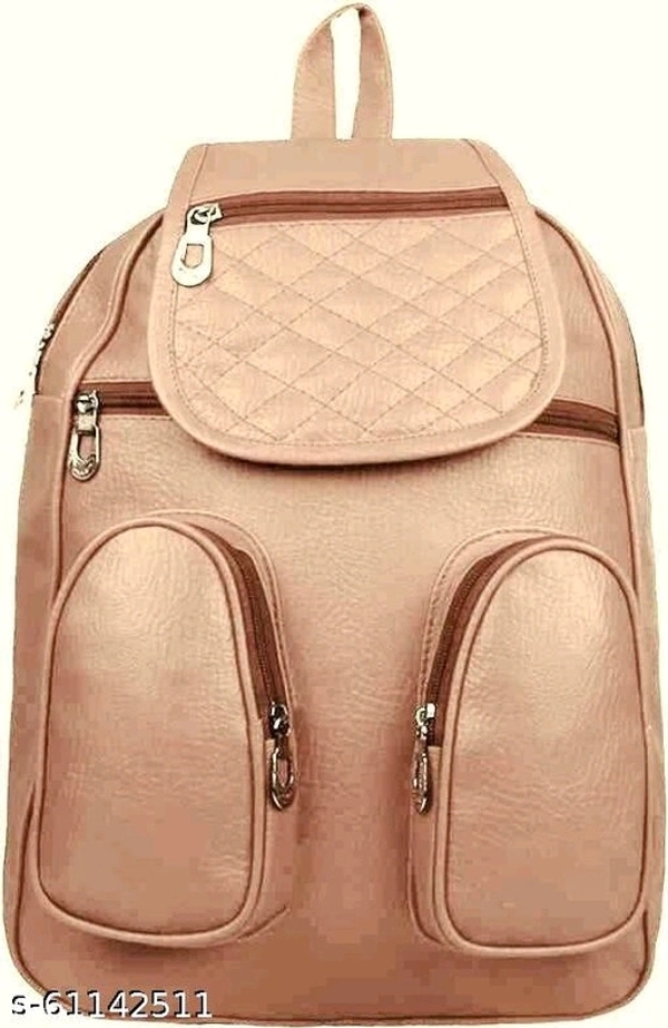 Latest New Trending Backpack For Women . Pu Leather Bag Pack - free