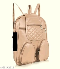 Latest New Trending Backpack For Women . Pu Leather Bag Pack - free