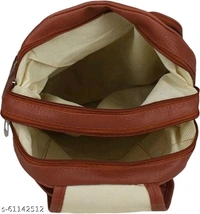 Pu Leather School Bag pack - free