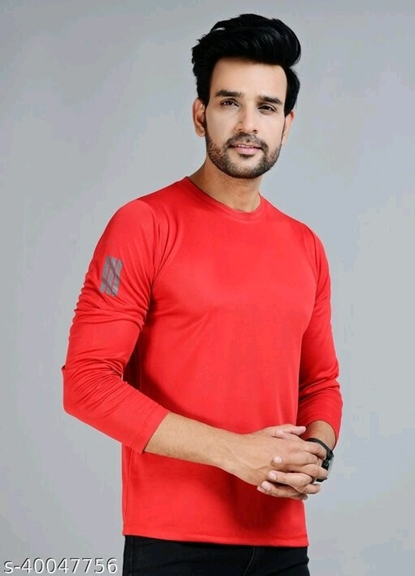Full Sleeves Sports Gym T-shirt For Men - L