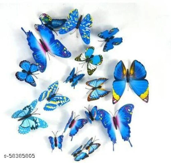 Stikers Butterfly Multiple Colour
