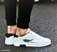 Trending Men's White Casual Shoes - 7