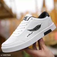Trending Men's White Casual Shoes - 7