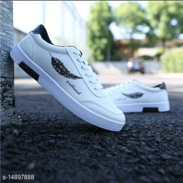 Trending Men's White Casual Shoes - 10
