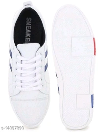 Trending Men's White Casual Shoes - 9