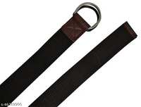 Heneda Men's Casual And Party Black Nylon Belt - 26