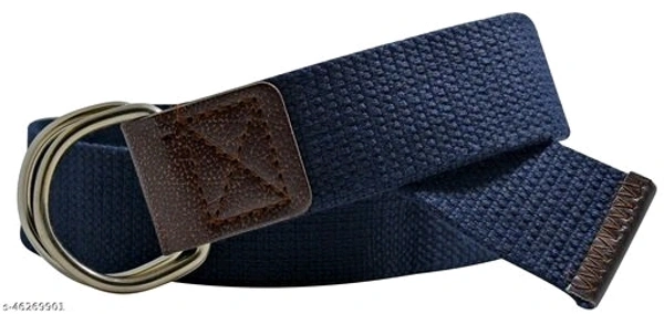 Heneda Men's Casual And Party Black Nylon Belt - 36