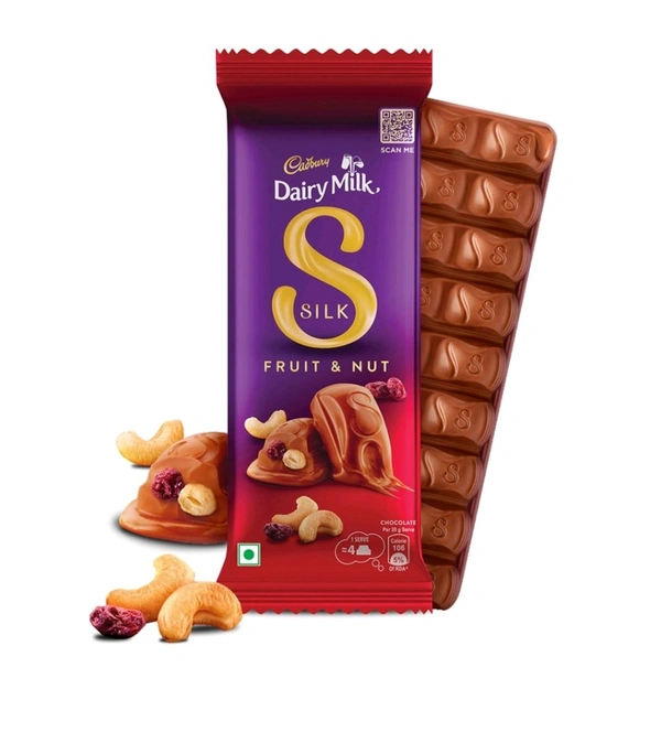 DAIRY MILK SILK FRUIT & NUTS 55GMS
