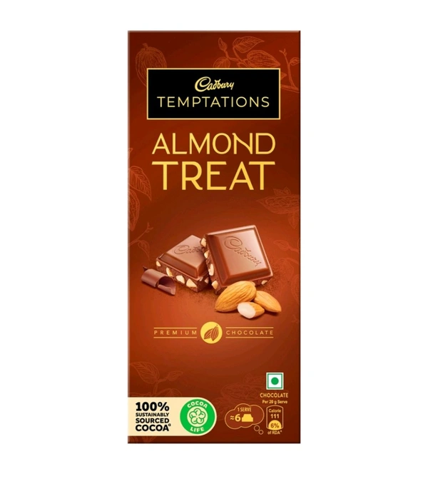 CADBURY TEMPTATIONS ALMOND TREAT PREMIUM CHOCOLATE 