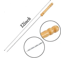 BBQ Tandoor Skewers Grill Sticks for Barbecue (Pack of 6)