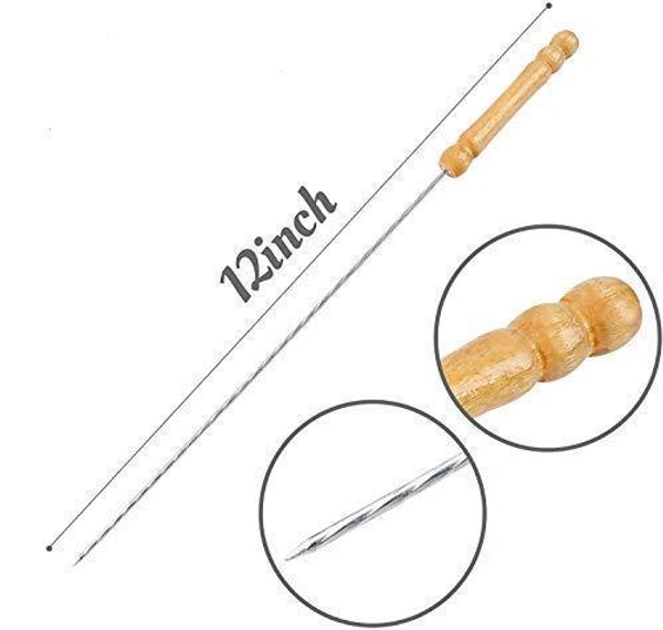 BBQ Tandoor Skewers Grill Sticks for Barbecue (Pack of 6)