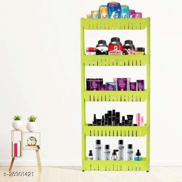 Layer Storage  Slim Rack Shelf with Wheel