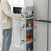 Layer Storage  Slim Rack Shelf with Wheel