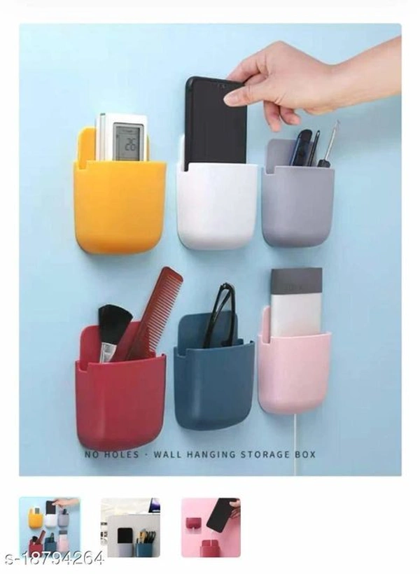Wall Mounted Storage Box Remote Storage Organizer Case