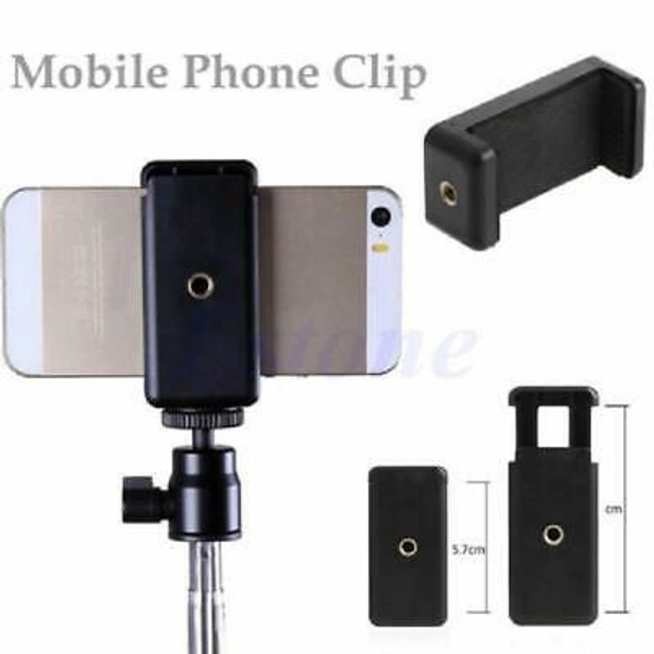 7338 Mobile Holder Attachment For Selfie Stick and Mobile Tripods